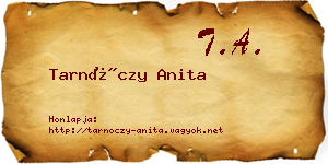 Tarnóczy Anita névjegykártya